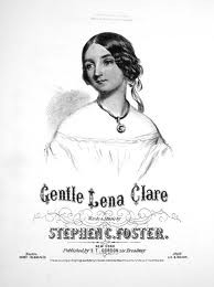 Title page from the song 'Lena Clare'
