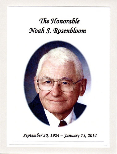 The Honorable Noah S. Rosenbloom