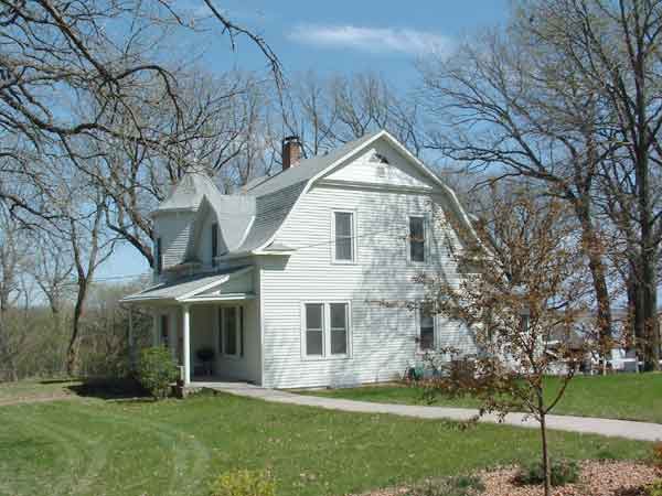The west side of the parsonage.
