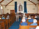 Participants hear a brief history of our church