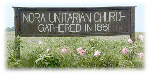 Sign at the entry drive